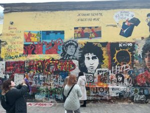Tsoi Wall in Moscow after so-called “beautification,” March 2026